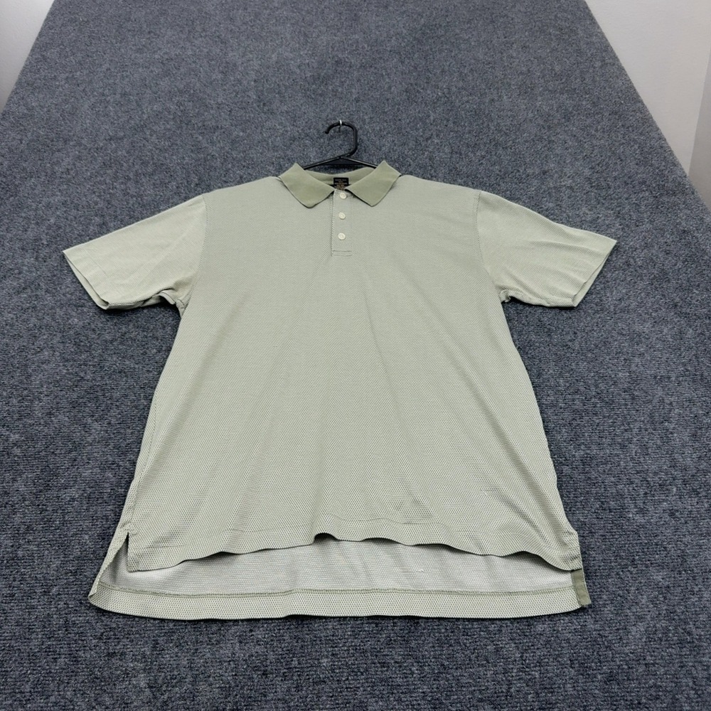 Brooks Brothers Polo Shirt Mens Mβ Green Cotton Short Sleeve Original Fit Casual